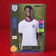 Adrenalyn Xl. 2024.Golden. Baller. Bukayo Saka England #3