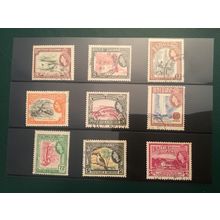 ICOLLECTZONE British Guinea 279-287 VF used