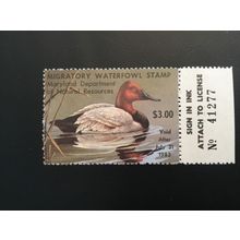 ICOLLECTZONE US 1982 MD9 Single Duck Stamp VF NH