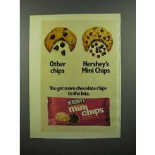 1973 Hershey's Mini Chips Chocolate Chips Ad