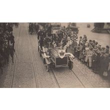 Skegness Lincolnshire Fire Brigade Fireman Rally Antique Postcard