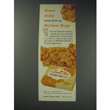 1963 Sophie Mae Peanut Brittle Ad - Peanut Brittle made from an Heirloom Recipe