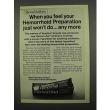 1975 Vaseline Hemorr-Aid Ad - When You Feel