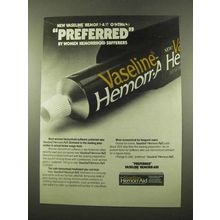 1975 Vaseline Hemorr-Aid Ad - Preferred