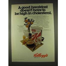 1977 Kellogg's Special K Cereal Ad - Cholesterol
