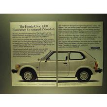 1979 Honda Civic 1200 Ad - Stripped it's Loaded