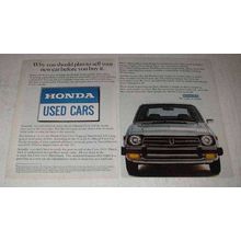 1979 Honda Civic CVCC Ad - Why You Should Plan to Sell