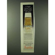 1978 Maybelline Fresh & Lovely Oil-Control Makeup Ad