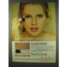 1978 Maybelline Brush/blush Ad - Healthy Glow