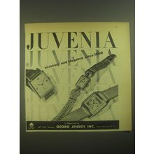1945 Juvenia Watches Ad - Juvenia accuracy and elegance since 1860