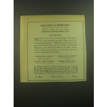 1945 Bellows & Company Madeira Wine Advertisement