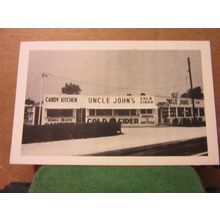 UNCLE JOHN'S, nr. PAOLI, INDIANA state, USA. unused postcard apple cider /