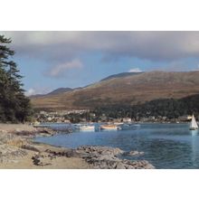 Sailing Boats at Garelochead Helensburgh Argyll Rare Scottish Postcard