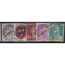 1900/1947 5 different values - pre-cancelled