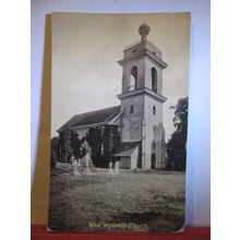 CHURCH, WEST WYCOMBE, BUCKINGHAMSHIRE used antique postcard 1917 pm =