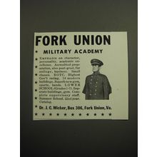 1949 Fork Union Military Academy Advertisement