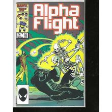 Alpha Flight, #35, Marvel Comic, 1986, Mid Grade