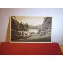 THE BRIDGE, STOURHEAD, WILTSHIRE unused postcard by G Hollis of Stourton =