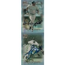 DAVE WINFIELD & BUCKY DENT AUTO 2000 NEW YORK YANKEES HOF NEW DYNASTY CHAMPIONS