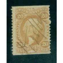 Used R42 20c Washington 'INLAND EXCHANGE' Average C0910