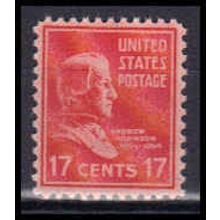 822 17c Andrew Johnson Fine MNH B0946