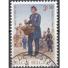Belgique 1971 Michel 1637 O Cote (2008) 0.25 € Messager des postes à pied