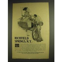 1904 Lackawanna Railroad Ad - Richfield Springs, NY