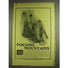 1904 Lackawanna Railroad Ad - Pocono Mountains