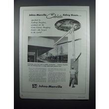 1954 Johns-Manville Colorbestos Siding Sheets Ad