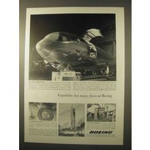 1963 Boeing Aviation Ad - Jet Air Freighter