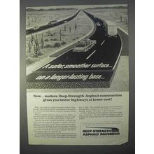 1966 Asphalt Institute Deep-Strength Pavement Ad