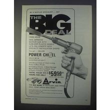 1966 Arvin Power Chizel Ad - The Big Deal