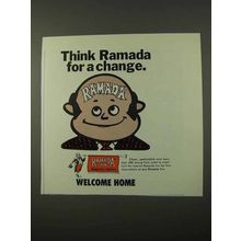 1972 Ramada Inn Ad - Think Ramada for a Change