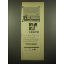 1966 Shaw Savill Line Ad - Dream boat to far away places