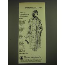 1974 Johnny Appleseed's Snowflake Coat Advertisement