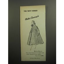 1951 Hattie Carnegie Short Housecoat Ad - Quilted Beauty