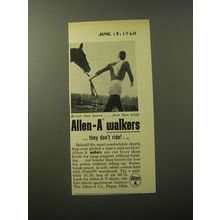 1960 Allen-A Walkers Underwear Advertisement - Briefer than boxers