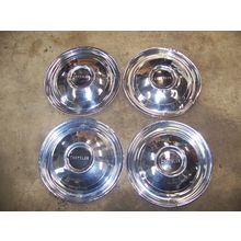 1950 CHRYSLER WINDSOR ROYAL SARATOGA 15" HUBCAPS WHEEL COVERS OEM SET OF 4