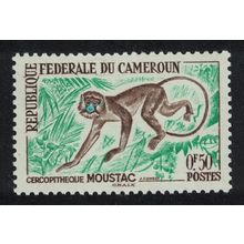 Cameroun Moustached Monkey 0.50f 1962 MNH SG#309