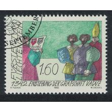 Liechtenstein 650th Anniversary of County of Vaduz 1992 CTO SG#1041