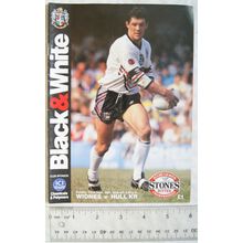 1991 programme Widnes v. Hull Kingston Rovers, centrefold Paul Moriarty