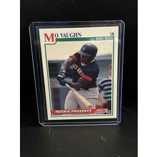Mo Vaughn #750 | 1991 Score Baseball Trading Card