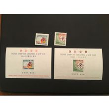 ICOLLECTZONE Korea 547-48, 547a, 548a VF NH