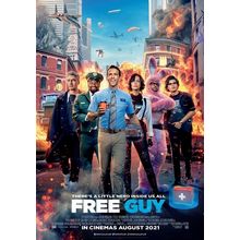 Free Guy (2021)_6 Movie Film Poster Canvas iconic design