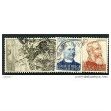 1947 3 different values - #5 fine used (o)