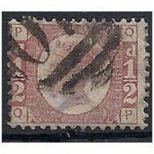 1870 SG48/9 1/2d Rose Plate 11 Good/Fine Used "QP" .. .