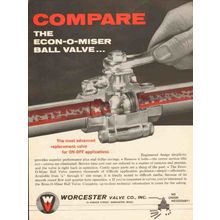 worcester valve company 1962 compare econ-o-miser oil gas vintage ad