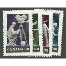 CAN 1989 SET 'ARTS AND ENTERTAINMENT' (4v) FINE USED (EBID41-650)