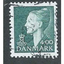 DEN 1997 4.00KR 'QUEEN MARGRETHE II' FINE USED (EBID43-046)