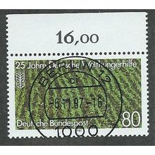 GER 1987 80pf '25TH ANN OF GERMAN FAMINE AID' FINE USED (EBID49-433)